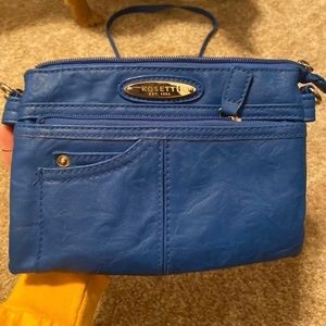 COPY - Blue Rosetti Crossbody Bag